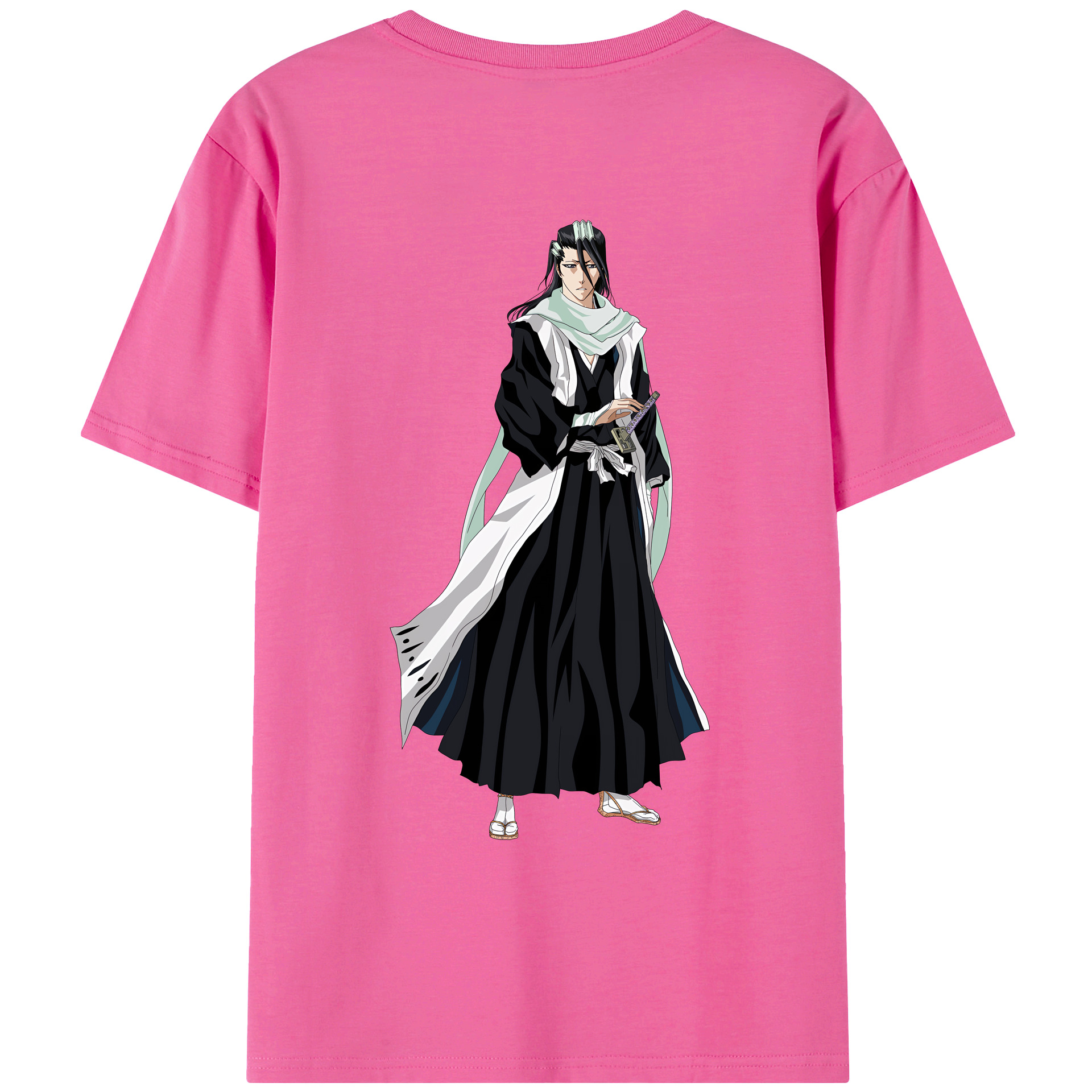（画像用） ブリーチ くちき びゃくや BLEACH Kuchiki Byakuya レディース半袖Tシャツ(バックプリント)
